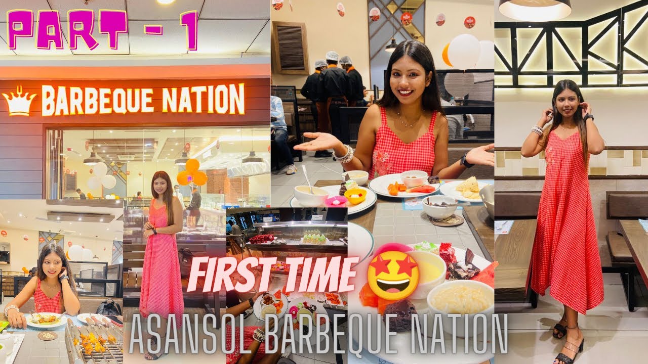 1st Time in Asansol BARBECUE NATION : opening day: Full details and review of foods : #barbecue