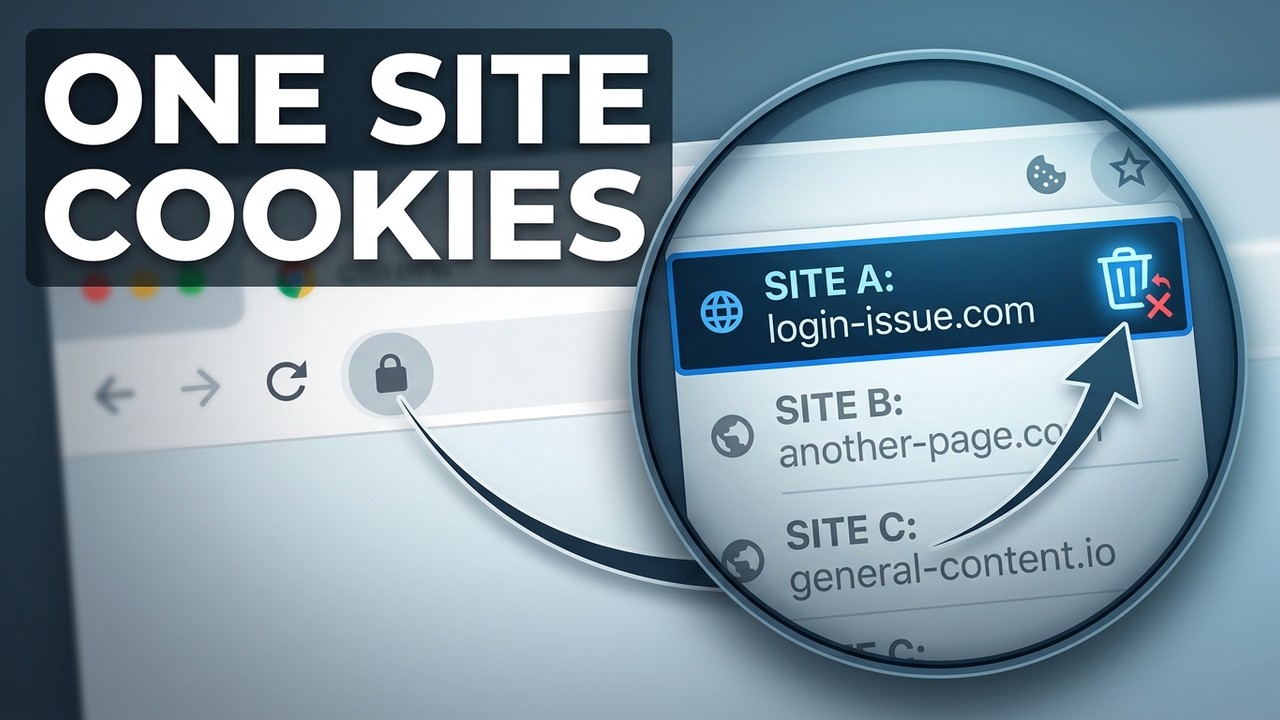 How To Clear Chrome Cookies For One Specific Site Only (Quick and Easy)