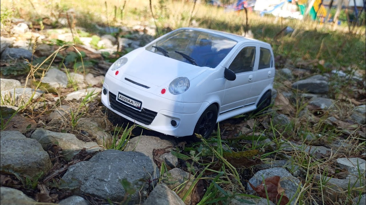 Daewoo Matiz обзор легенды в масштабе1:13