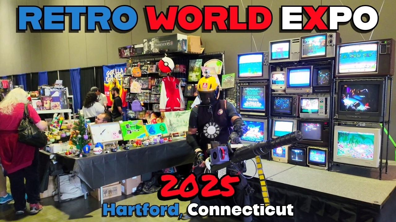 Time Traveling Back to the 80's at Retro World Expo 2025: Connecticut's Best Retro Gaming Show!