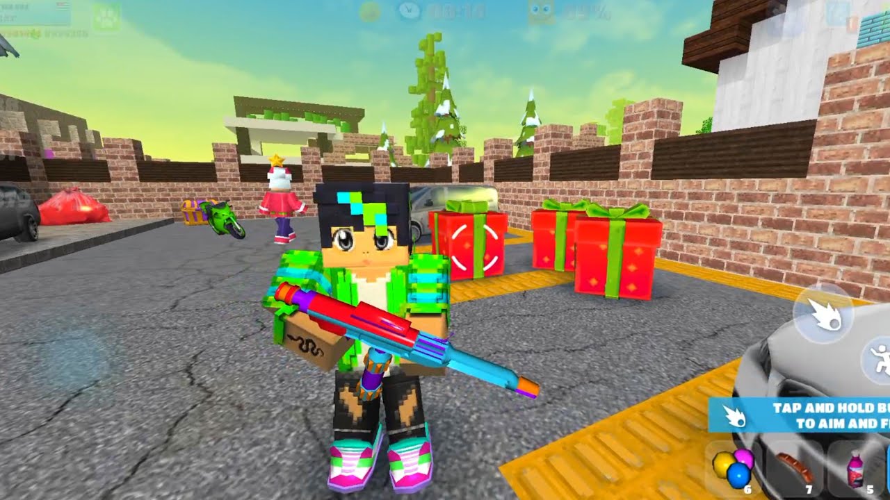 I become a angry snowman and Santa Claus in school party craft 