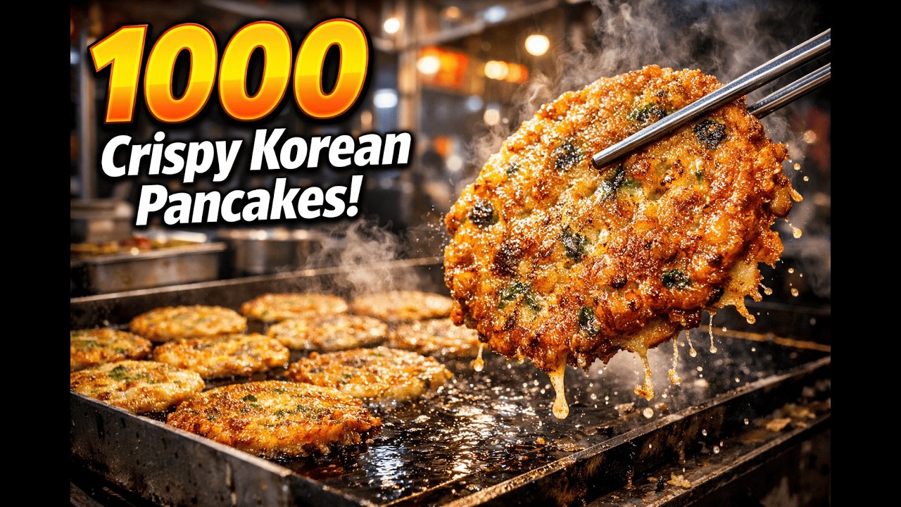 1000 Ultra Crispy Korean Pancakes!