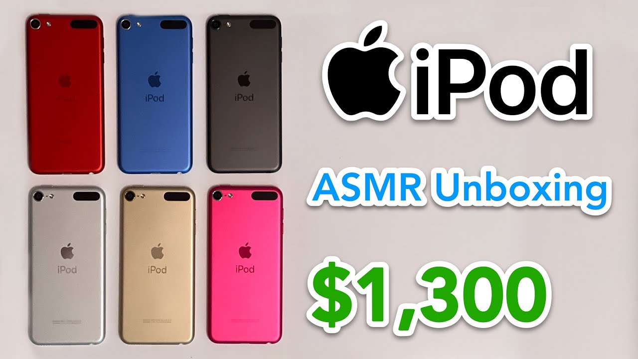 Unboxing the iPod Touch in EVERY COLOR!