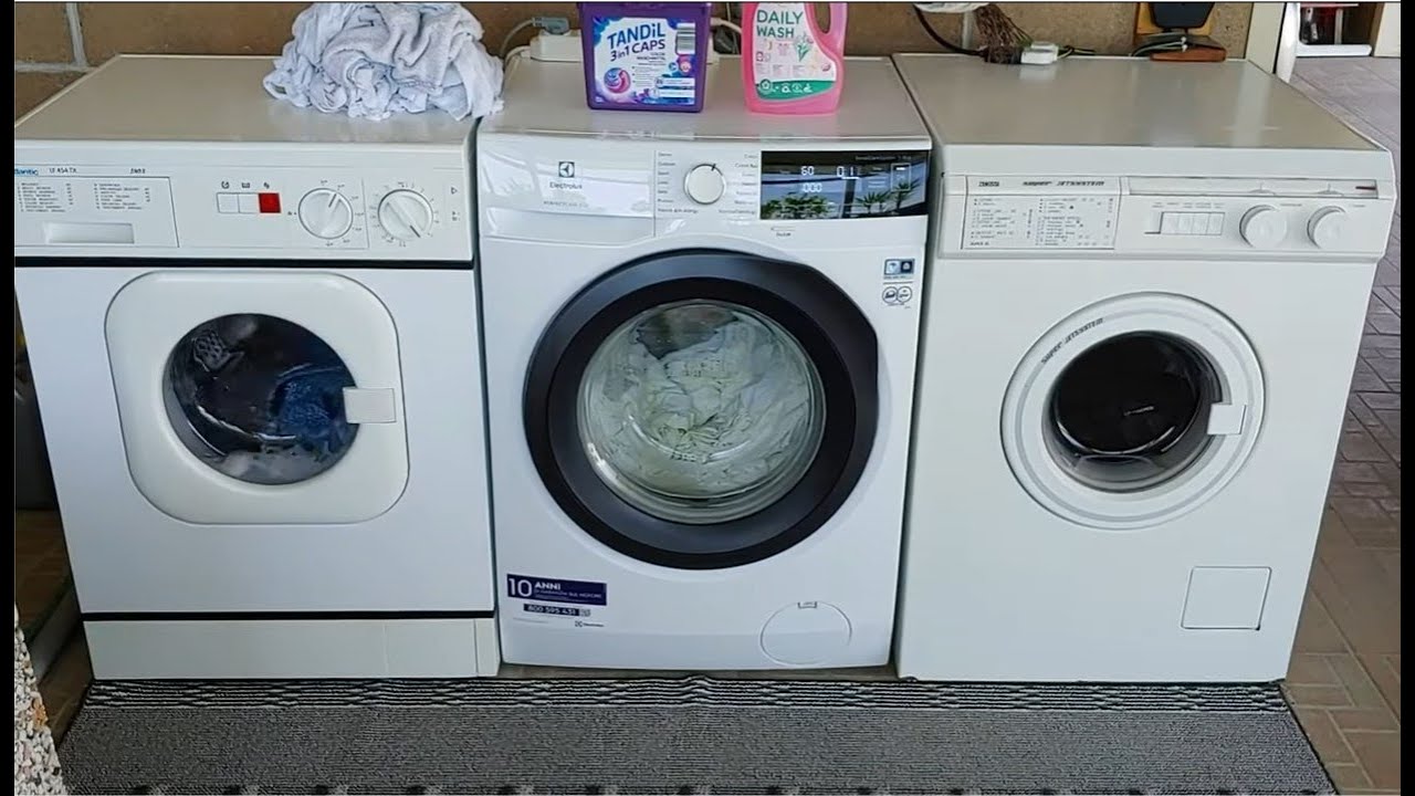 Tripletta di lavatrici (Atlantic + Electrolux + Zanussi)