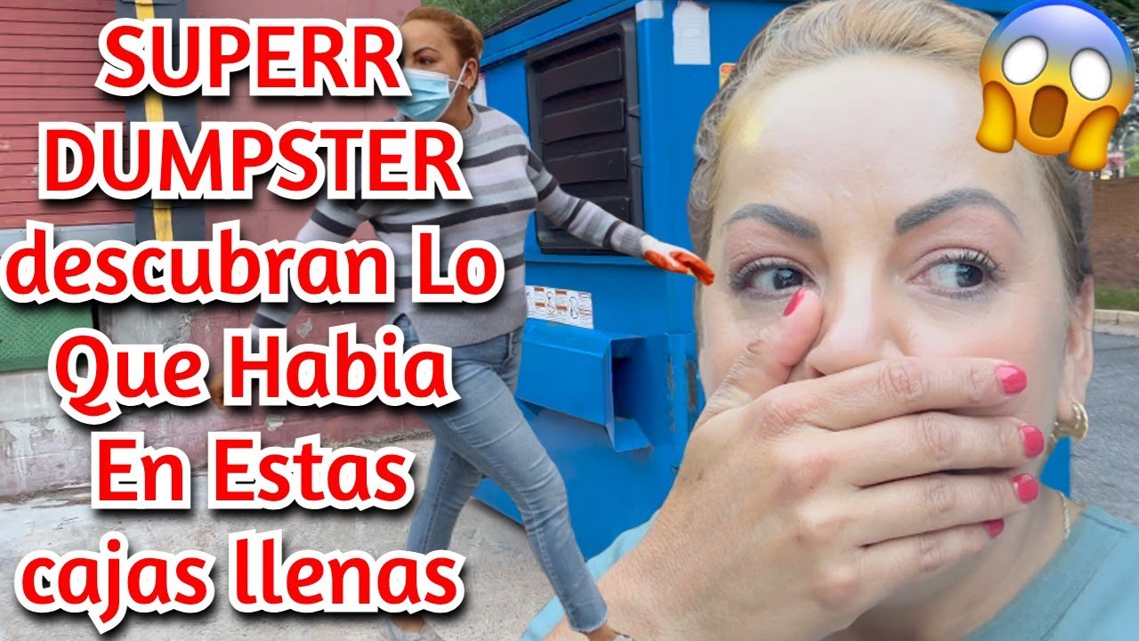 SUPERRR DUMPSTER  descubran lo que habia en las Tres Cajas llenas Que Tiraron las tiendas😱😳🇺🇸#NoemyB