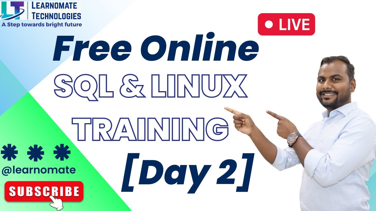 Free SQL & Linux Webinar ( Day 2 )