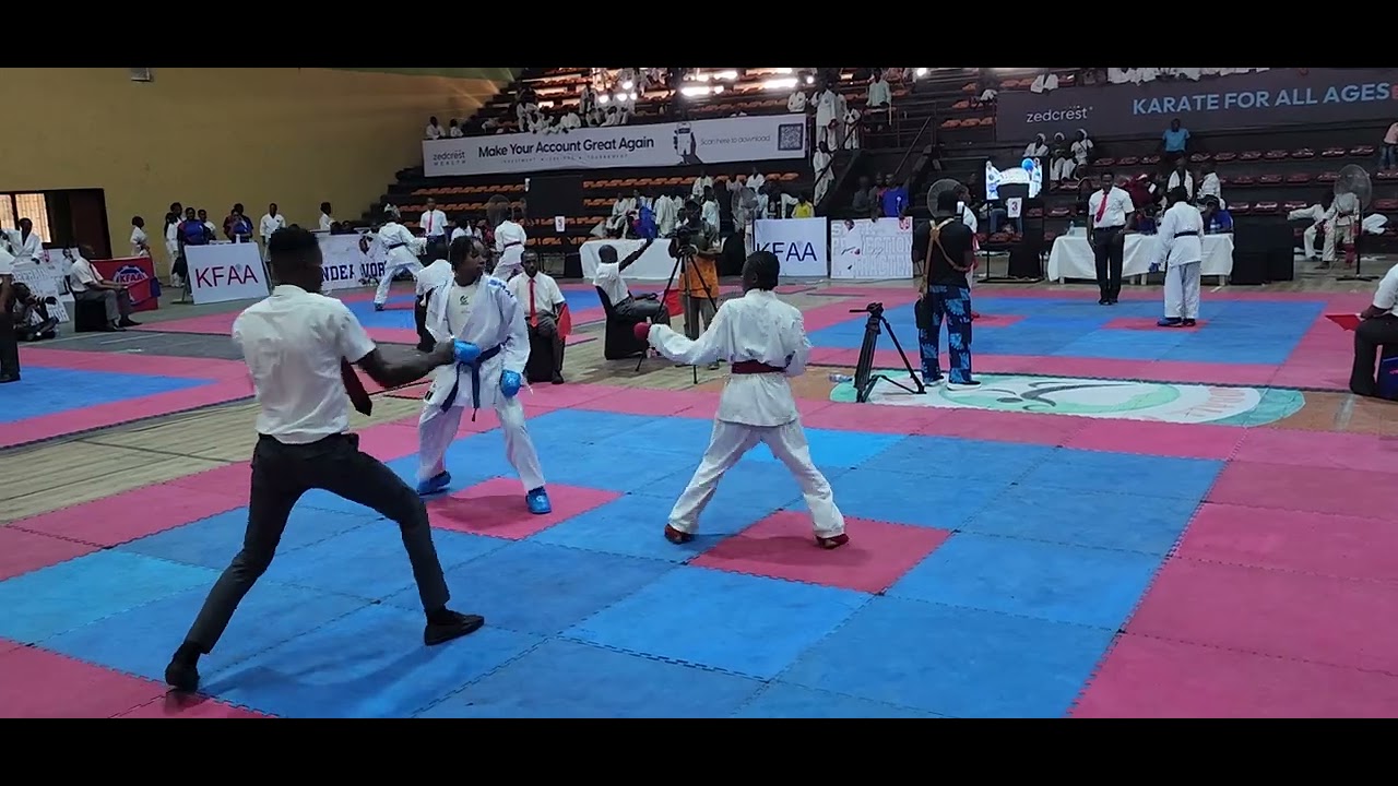 Semi Jennifer Ehiozibue VS Owoyemi Precious — Junior Kumite Female KFAA   Championship Lagos 🇳🇬 2025