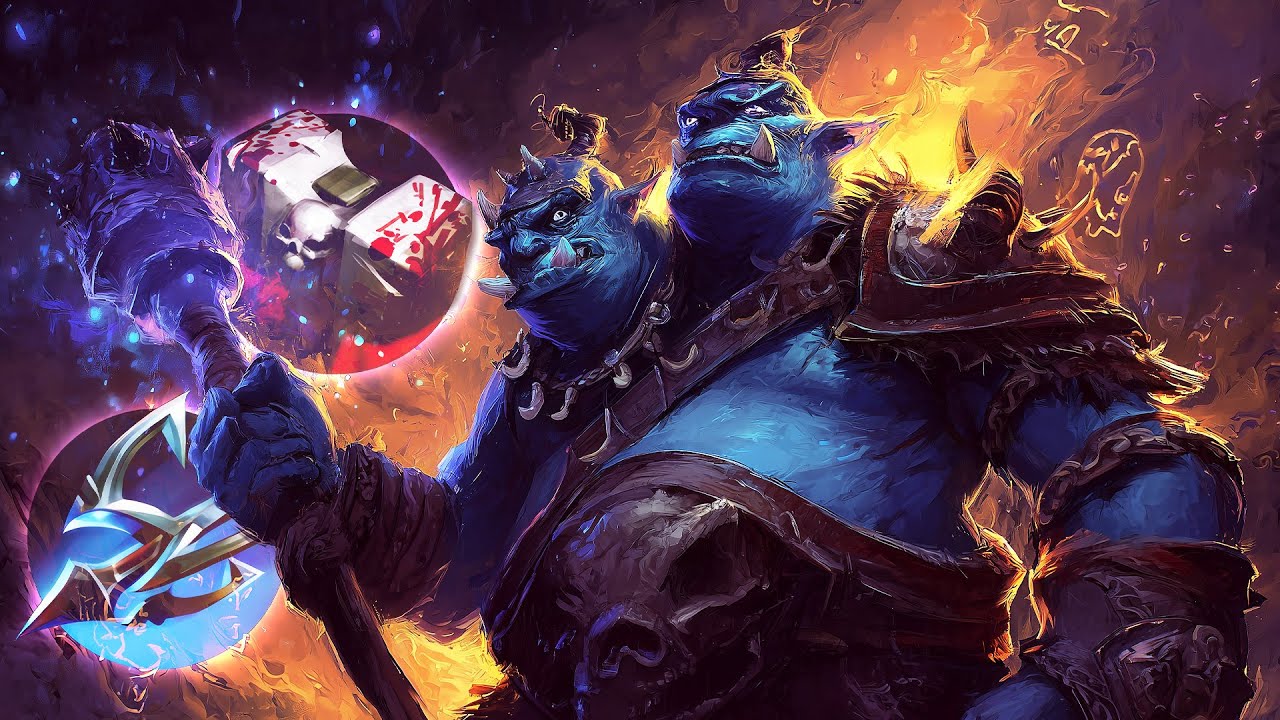 The luckiest man in the world plays Ogre carry