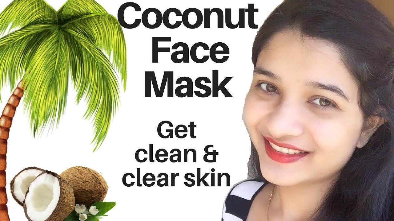 DIY coconut face Pack in Hindi | skin whitening coconut face mask | Get healthy & clean skin | AVNI