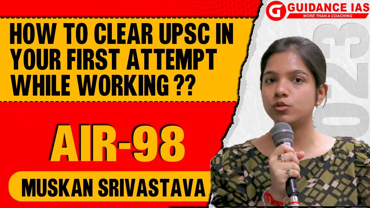 MUSKAN SRIVASTAVA (AIR-98) UPSC Topper 2023 | Geography Optional Topper | Himanshu Sir | Pranjal Sir