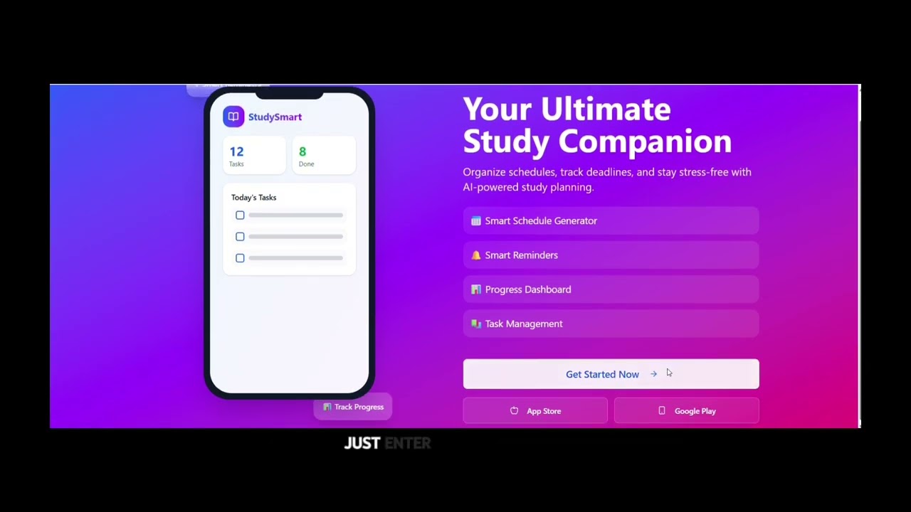 Overwhelmed with deadlines? 📚 Let AI organise your academic life with StudySmart!