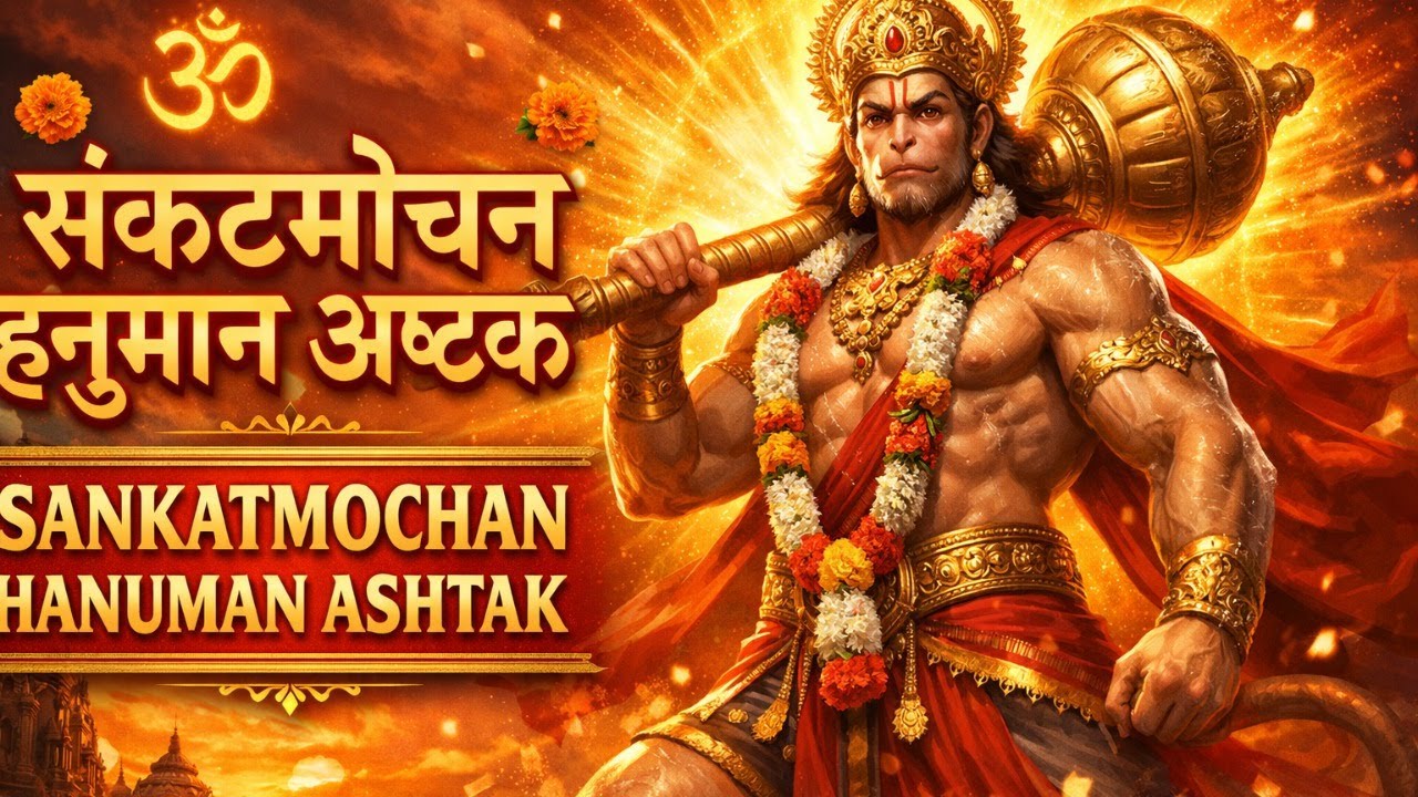 Sankatmochan Hanuman Ashtak | संकटमोचन हनुमान अष्टक | Full Lyrics with Meaning