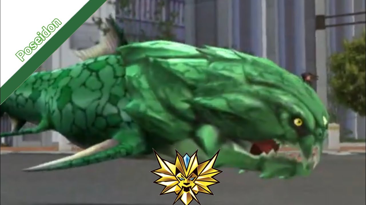 Геймплей Poseidon. Мощный кайзер животных (макс. 4) | Hyakuju Taisen Great Animal Kaiser (геймпле...