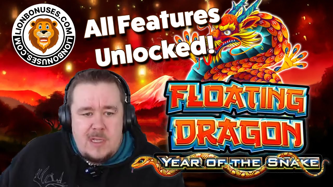 Floating Dragon - Year Of The Snake ★ Unlocking All Features! ★ Vihislots Twitch Stream