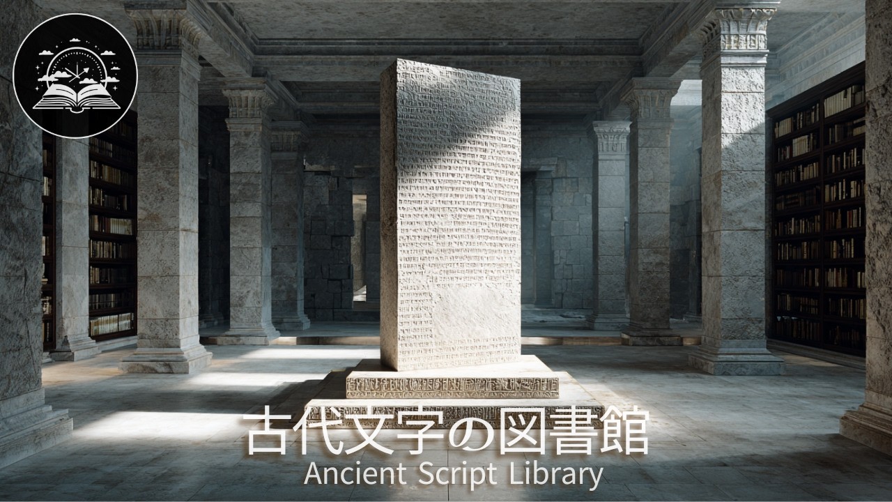 【作業用BGM】古代文字の図書館｜静かな集中と知識の空間