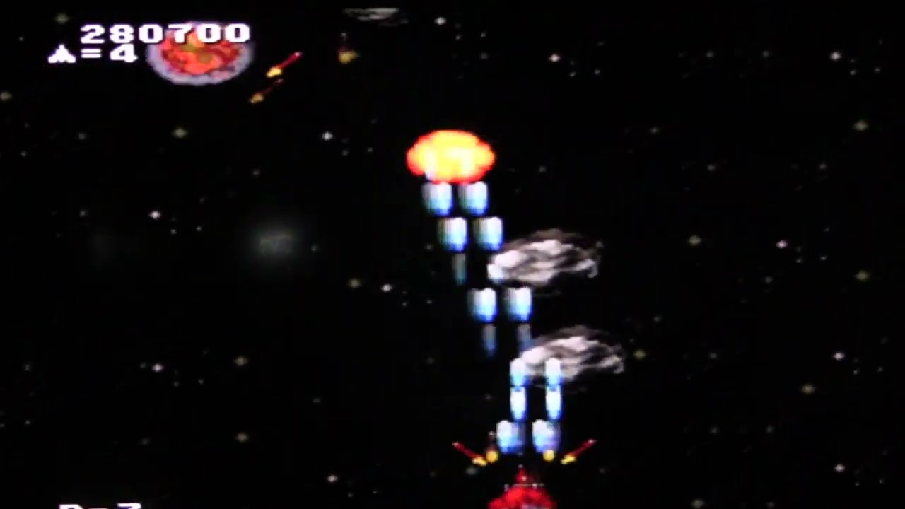 雷電伝説（昭和の王道ゲーム）ステージ5