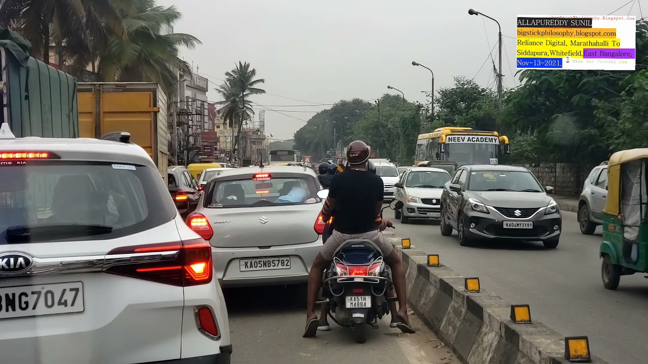 Roads & Traffic Series, Series 01, video 3 of 3, East Bangalore, Nov/13/2021.