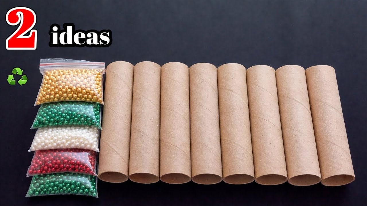 2 Creative DIY Crafts Using Kitchen Towel Rolls! Don’t Throw Away Kitchen Towel Rolls 