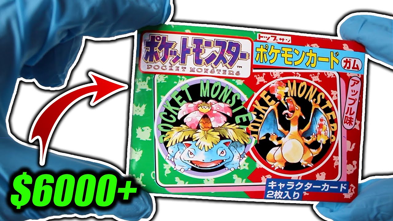 *OPENING THE OLDEST POKEMON BOOSTER* ($6000+ Charizard Card!!!)