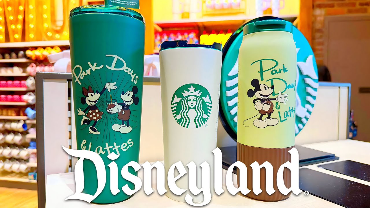 NEW Starbucks Cups & Merch Updates At Disneyland! 