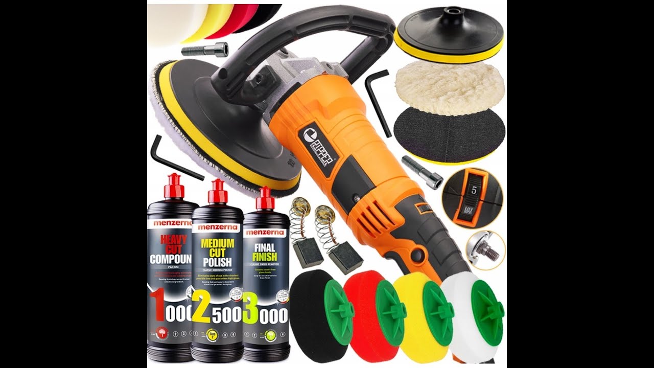 Polerka samochodowa compact +pasty menzerna -Test nr.1