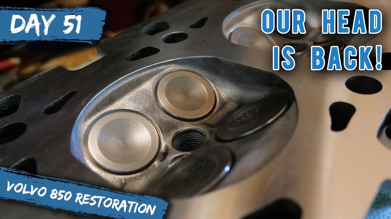 Volvo 850 Restoration - Head Gasket Replacement | Installing The Head