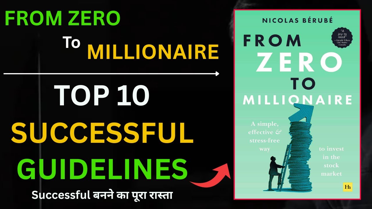 From Zero to Millionaire by Nicolas Berube | Hindi Book Summary | Millionaire Mindset Audiobook