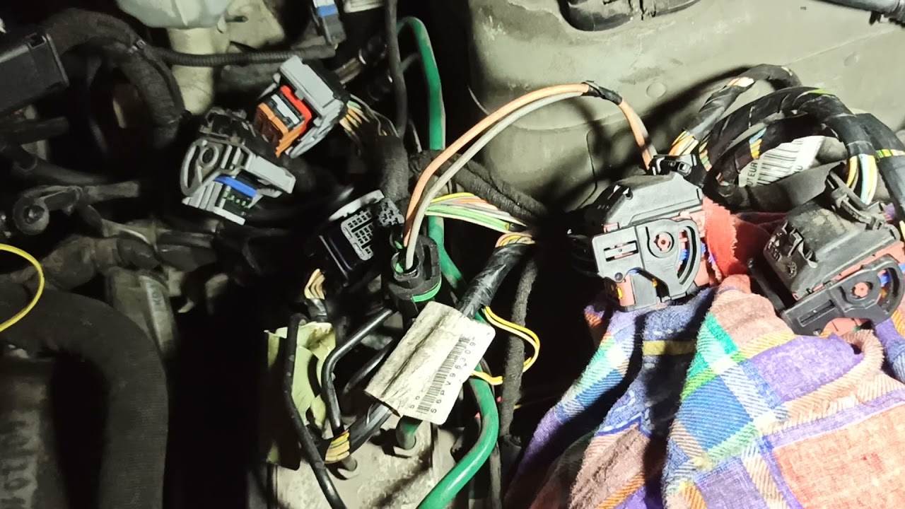 Peugeot 407   wymiana czujnika płożenia wału korbowego
