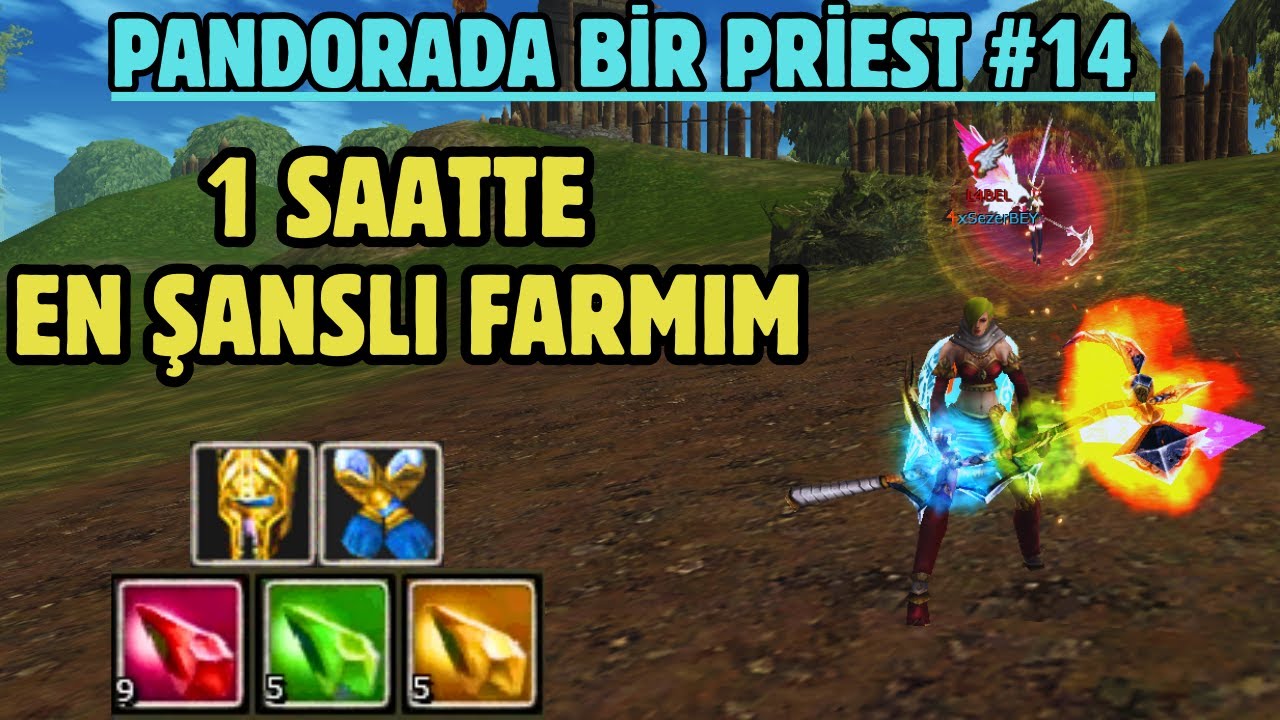 ✅ 1 SAATTE REKOR FARM😱- CZ BAH&Ccedil;E 3 SAAT FARM - 25x MAVİ KUTU- Knight Online PANDORADA BİR PRİEST #14