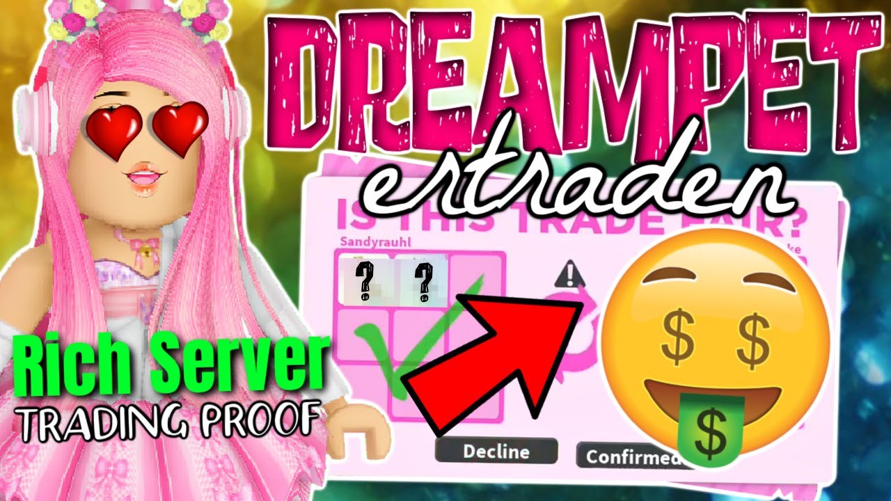 Mein *neues* DREAMPET 😍 im RICH SERVER ertraden 💸✅ Roblox Adopt Me! [DEUTSCH]