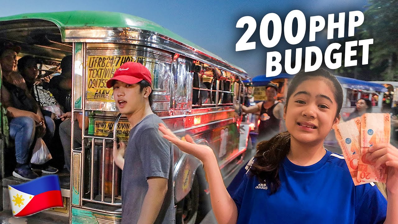 COMMUTE RACE TO HOME!! (200 Pesos BUDGET) | Ranz and Niana