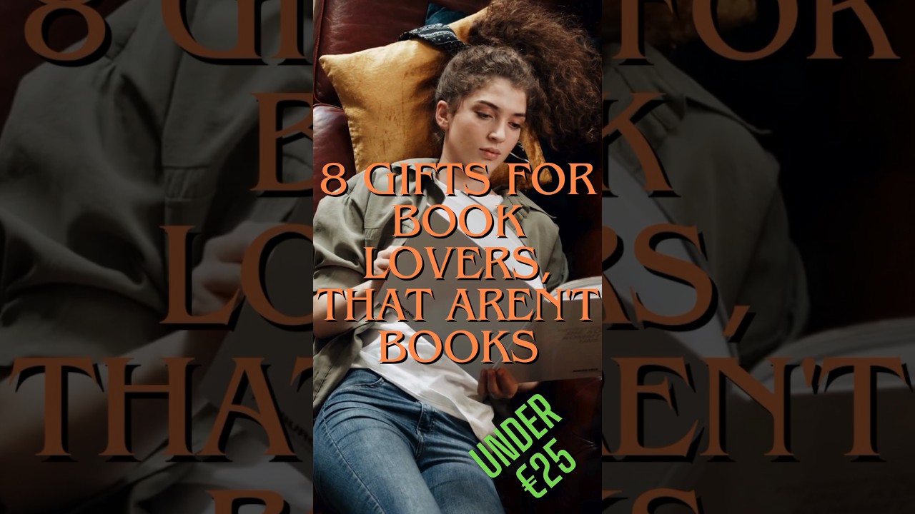 8 Unique Gifts For Book Lovers!🎁That Aren&rsquo;t Books, All Under &euro;25! #gift #giftideas #books #reading