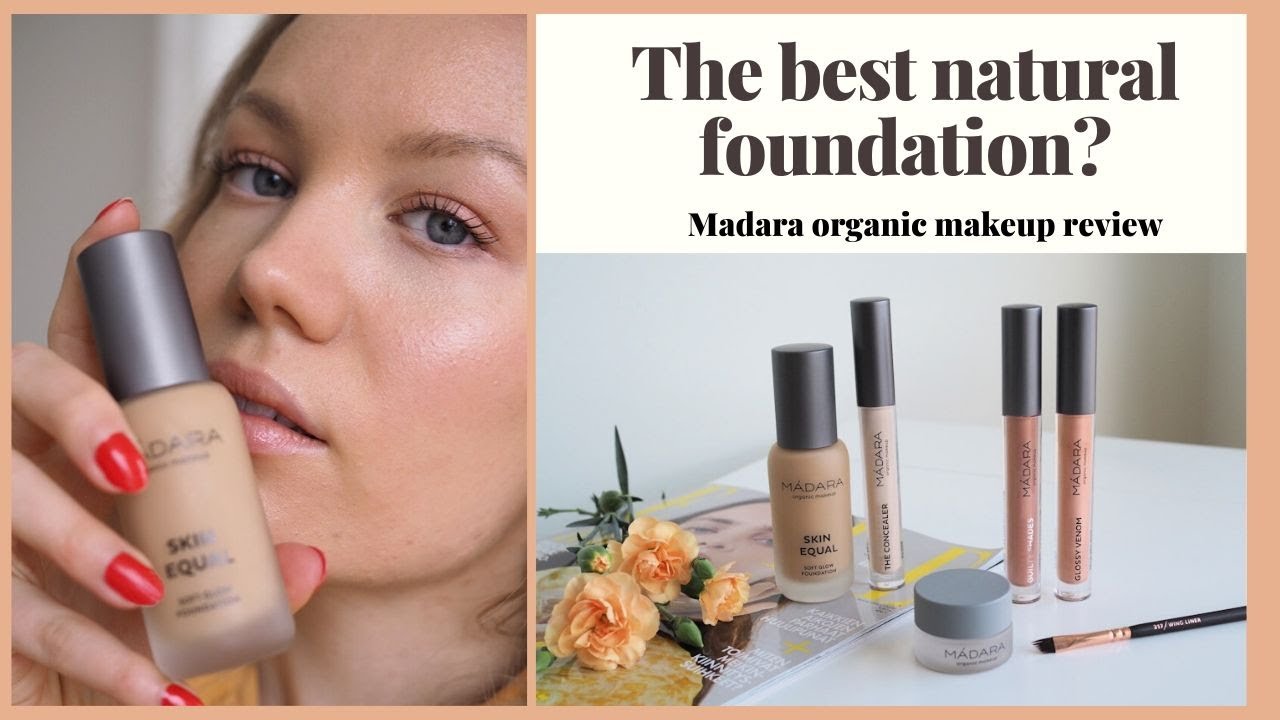 Trying out Madara's organic makeup products