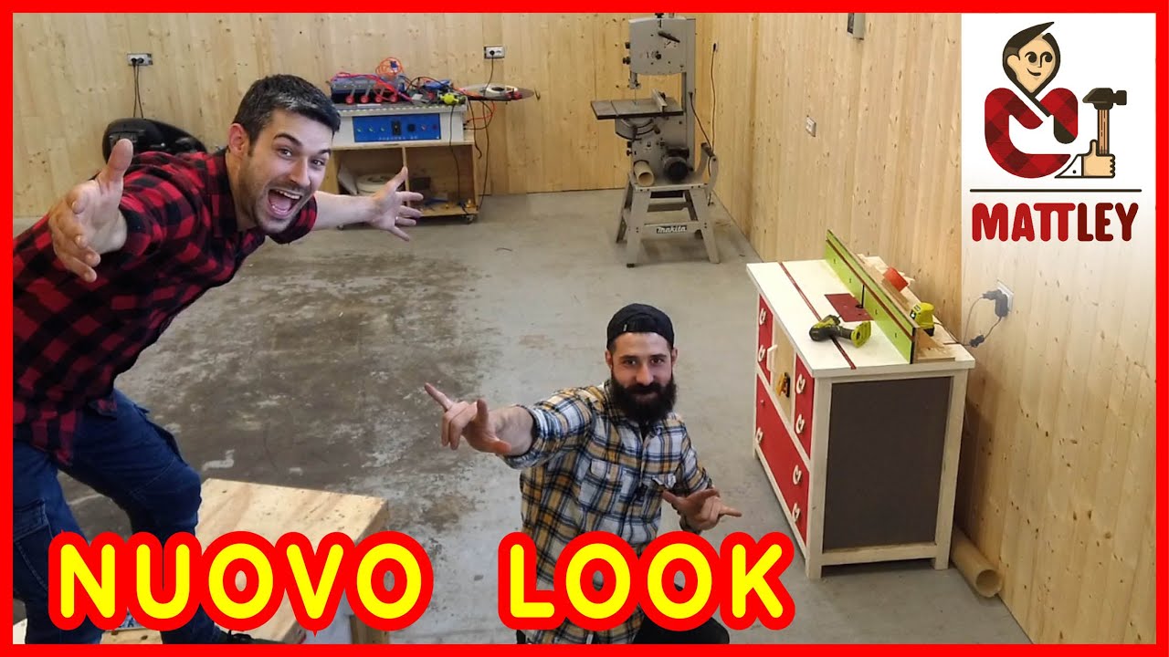 🔥PARETE IN LEGNO FAI DA TE - Abbiamo rifatto il look al laboratorio con le perline in legno
