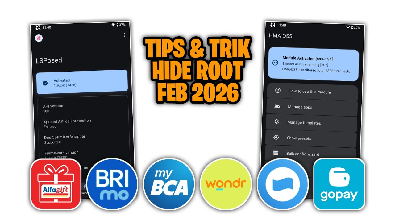 TEMBUS SEMUA APLIKASI BANDEL! Cara Bypass Root Detection - Android 10+