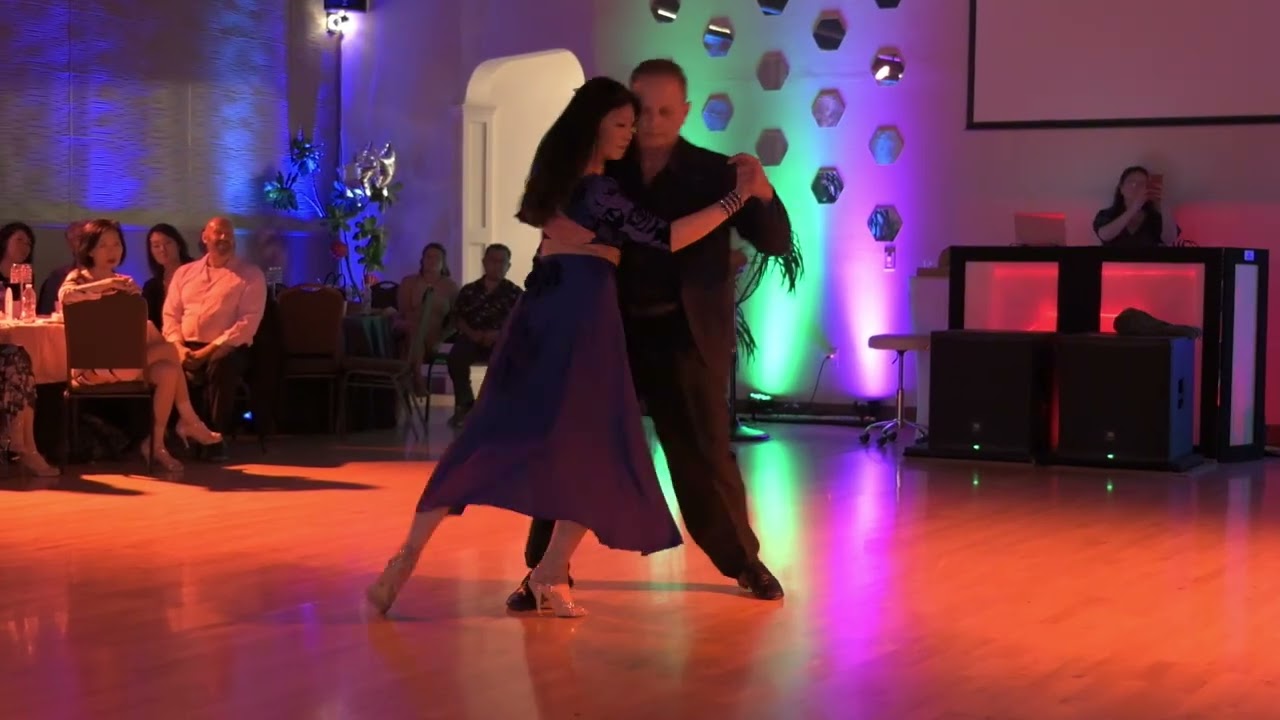 Guillermo Blando and Lynn Ho at Milonga La Mirada 1/3
