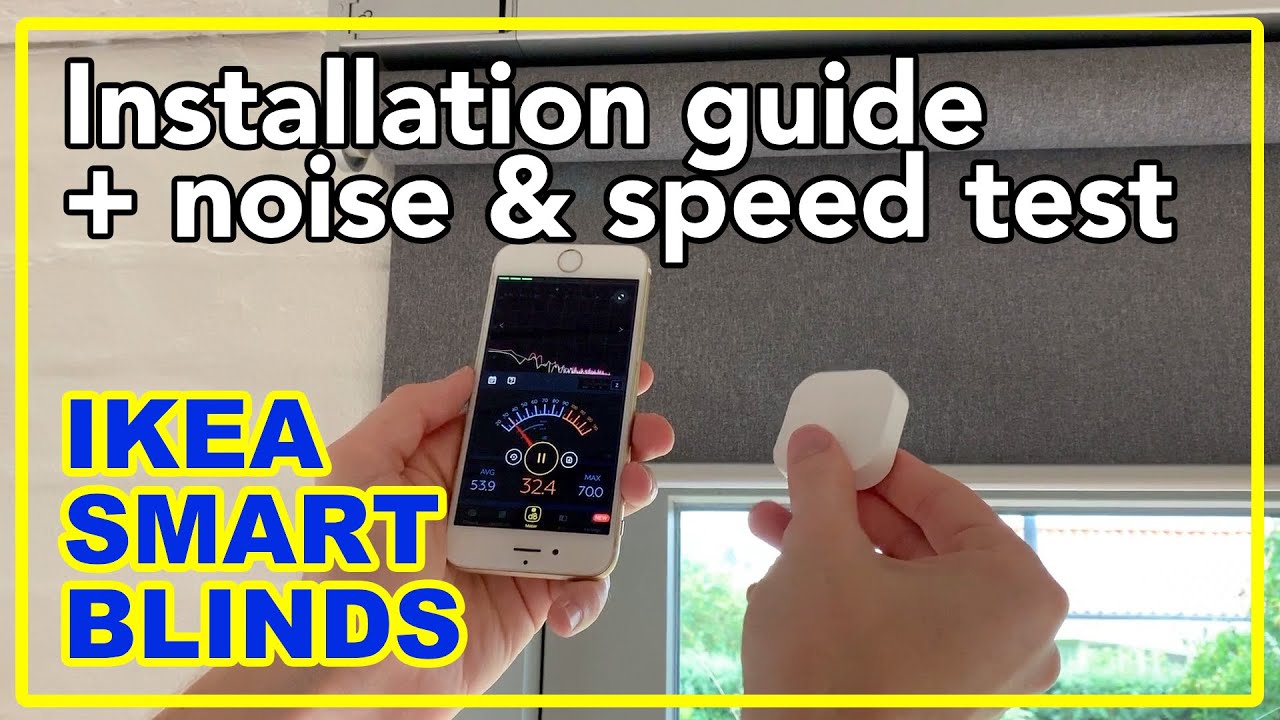 IKEA FYRTUR smart blinds hands-on installation guide + noise and speed test