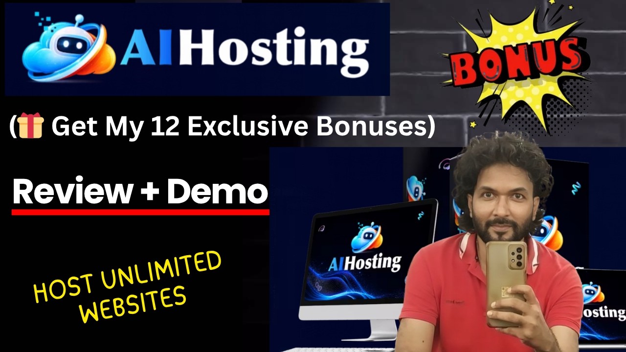AI Hosting Review &ndash; Host Unlimited Websites (🎁 Get My 12 Exclusive Bonuses).