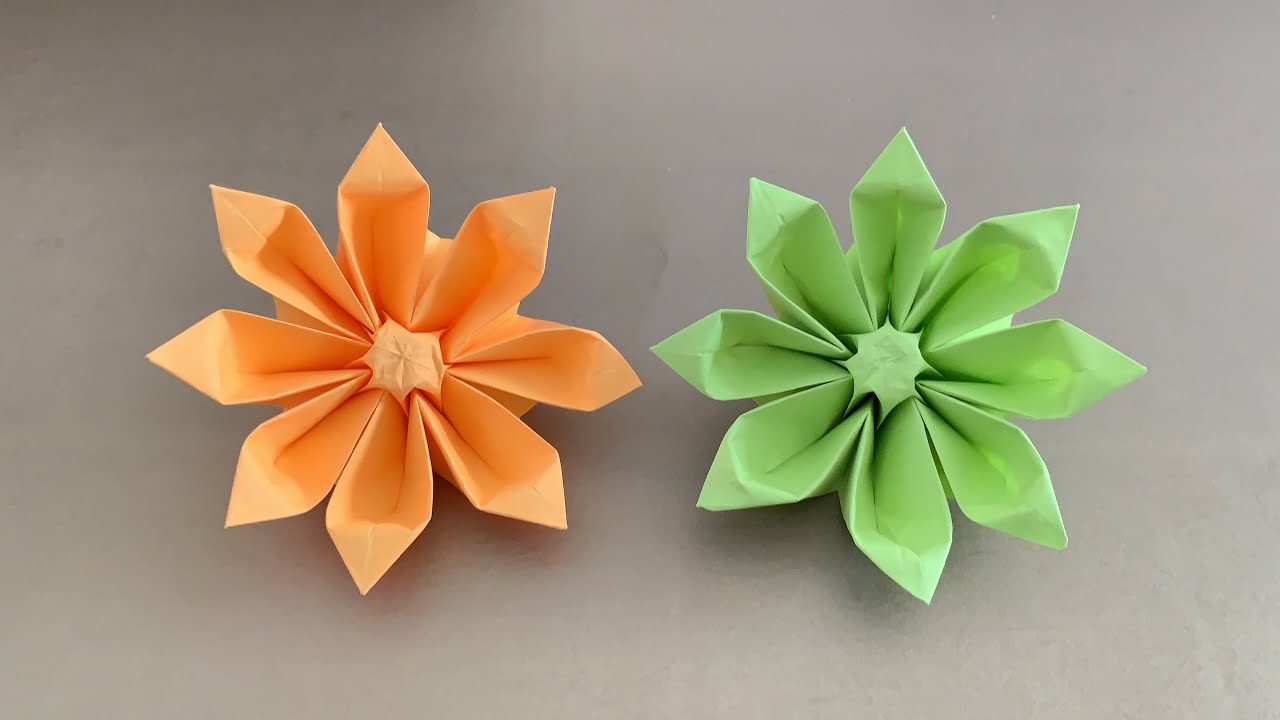 ORIGAMI GERBERA FLOWER