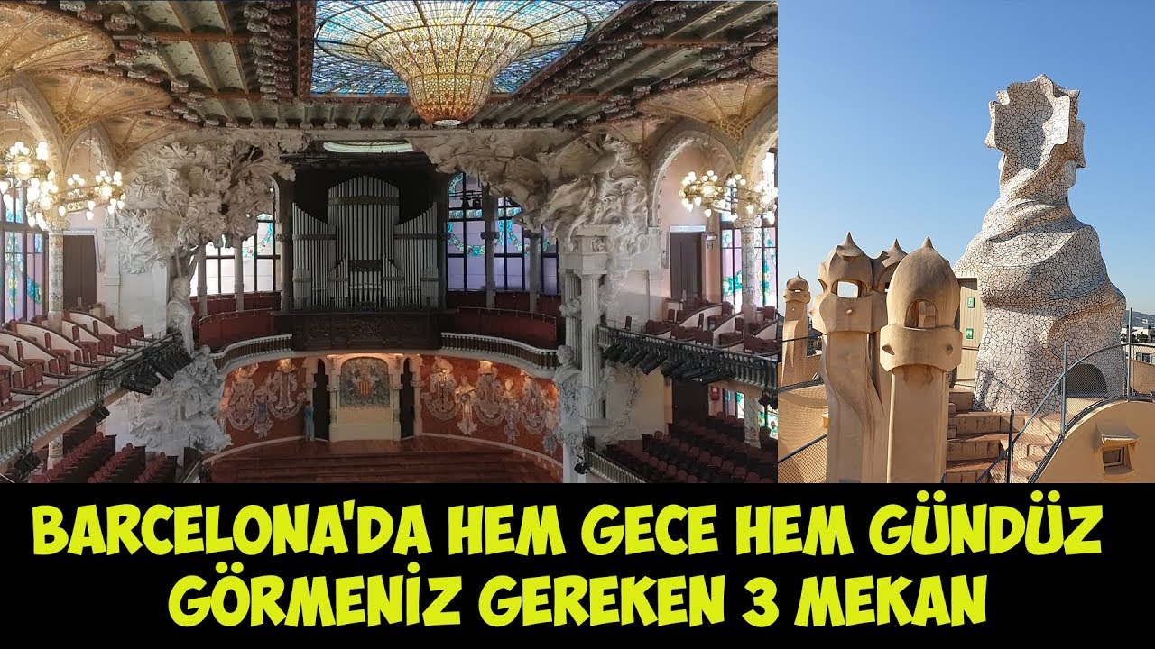 Barcelona Gezi Rehberi Bölüm 3: Katalan Müzik Sarayı, Casa Milà, Montjuïc'in Sihirli Çeşmesi