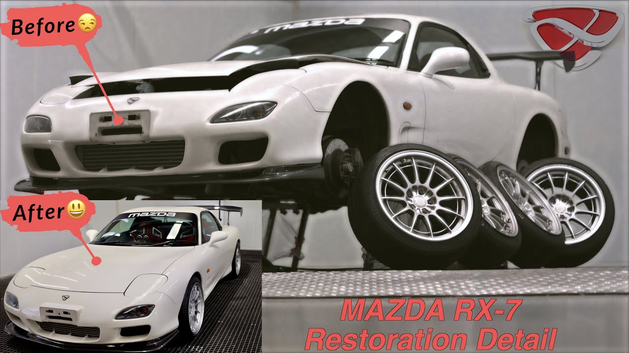Neglected 25yrOld Mazda RX7 Restoration Detail | Vlog 54)