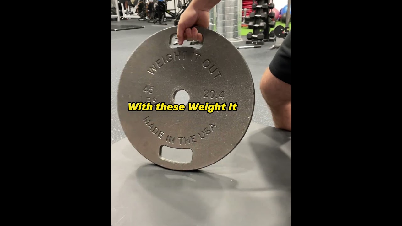 The Thinnest Weight Plates on the Planet