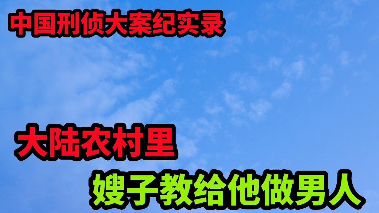 中国刑侦大案纪实录，大陆农村里