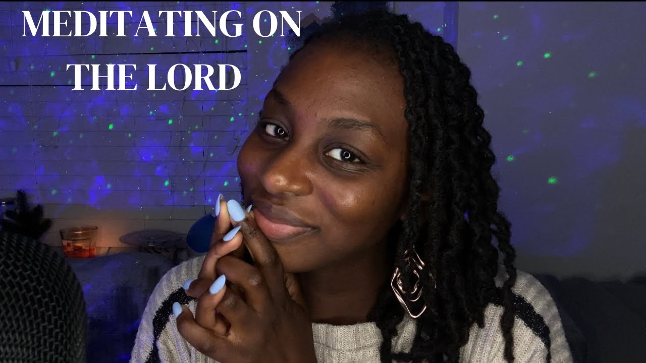 Christian ASMR - Meditating On The Lord With Soft Music. (BibleVerses, Devotions, Prayer, Brushing💤