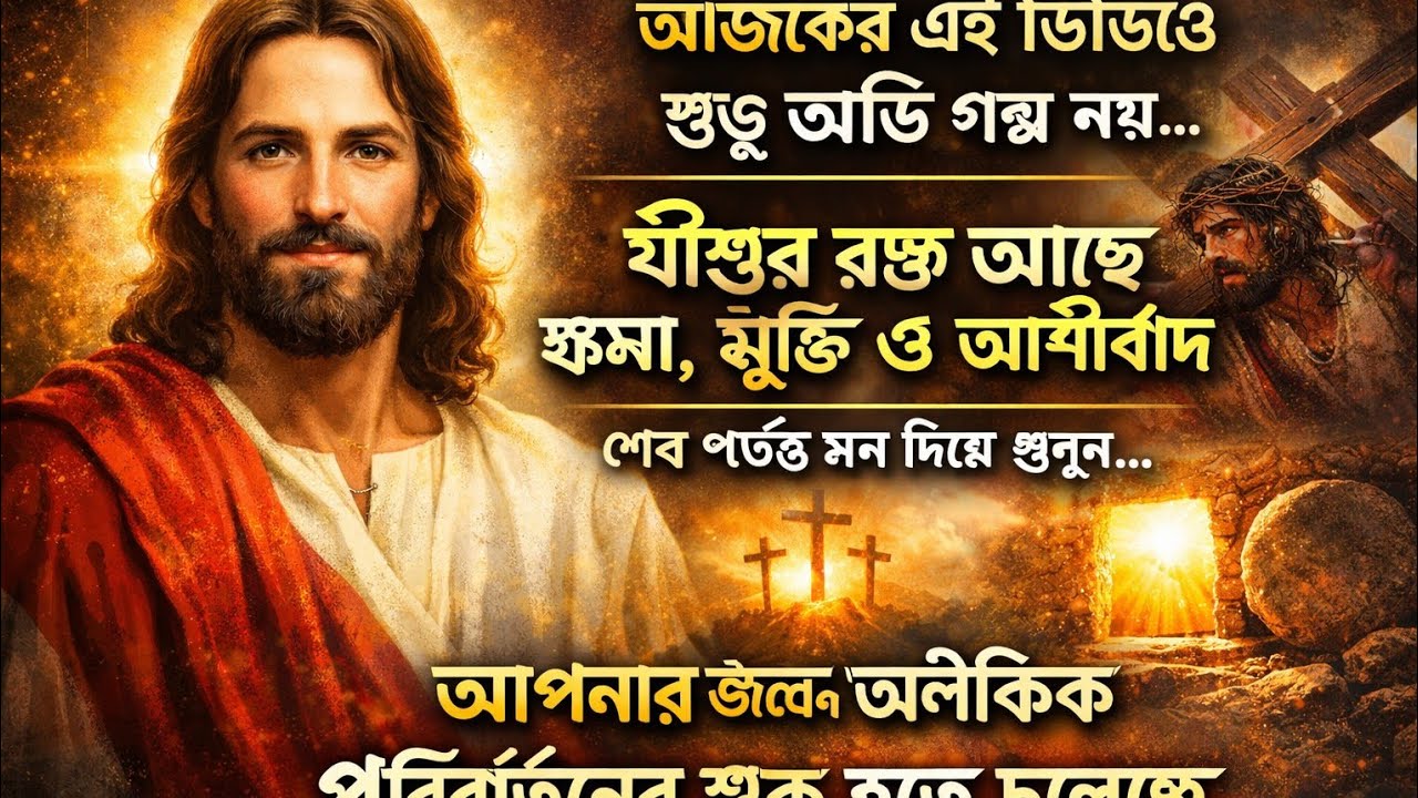 যীশুর পবিত্র রক্তে আরোগ্য ও মুক্তি | শক্তিশালী প্রার্থনা | যীশু গুরুর অলৌকিক রক্ত#Jishu Guru
