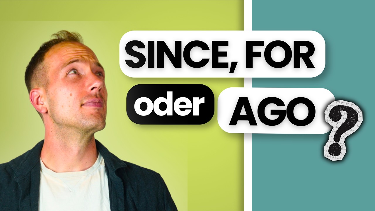 For, Since oder Ago? - Endlich verständlich erklärt