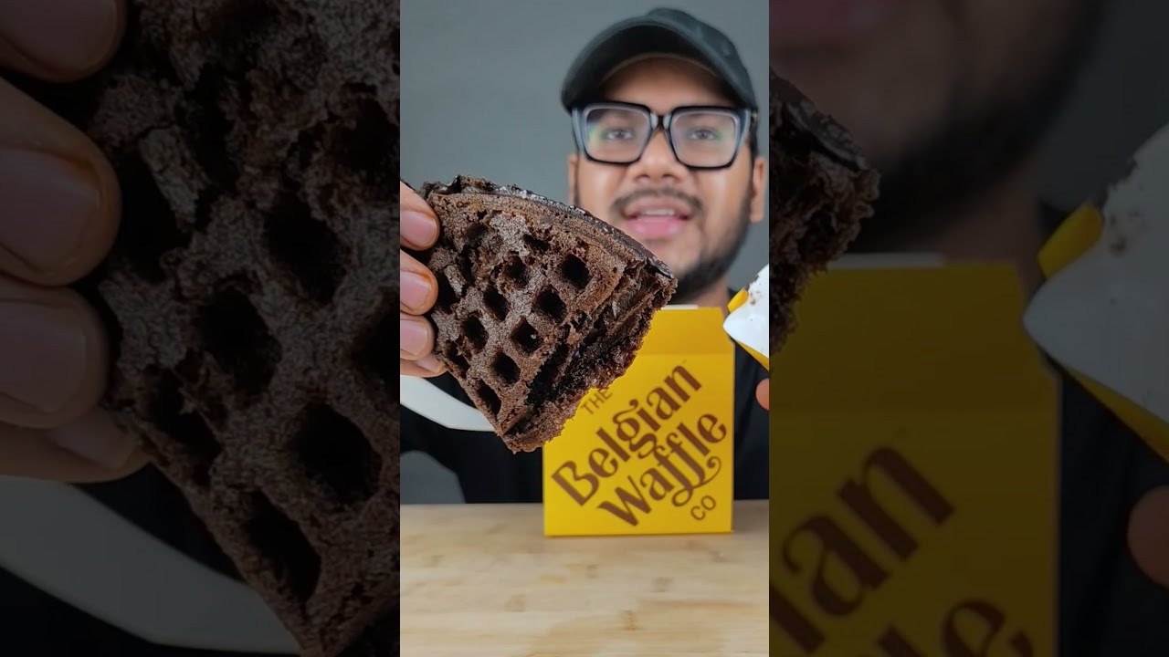 CHOCOLATE OVERLOAD DARK WAFFLE REVIEW | BELGIAN WAFFLE CO TASTE TEST | BEST CHOCO DESSERT 2025