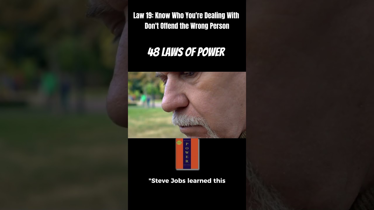 DANGER: Never Cross These People (Law 19) #powerlaws #SelfImprovement #Strategy #Mindset #Success
