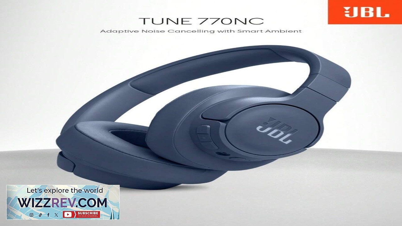 Беспроводные накладные наушники JBL Tune 770NC с адаптивным шумоподавлением и функцией Smart Ambi...