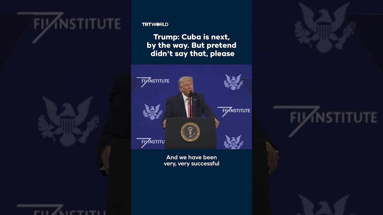 Трамп: Кстати, следующая Куба. Но, пожалуйста, сделайте вид, что я этого не говорил.